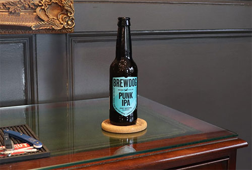 Brewdog Punk IPA Served At Eagle And Bear Barbers Stamford